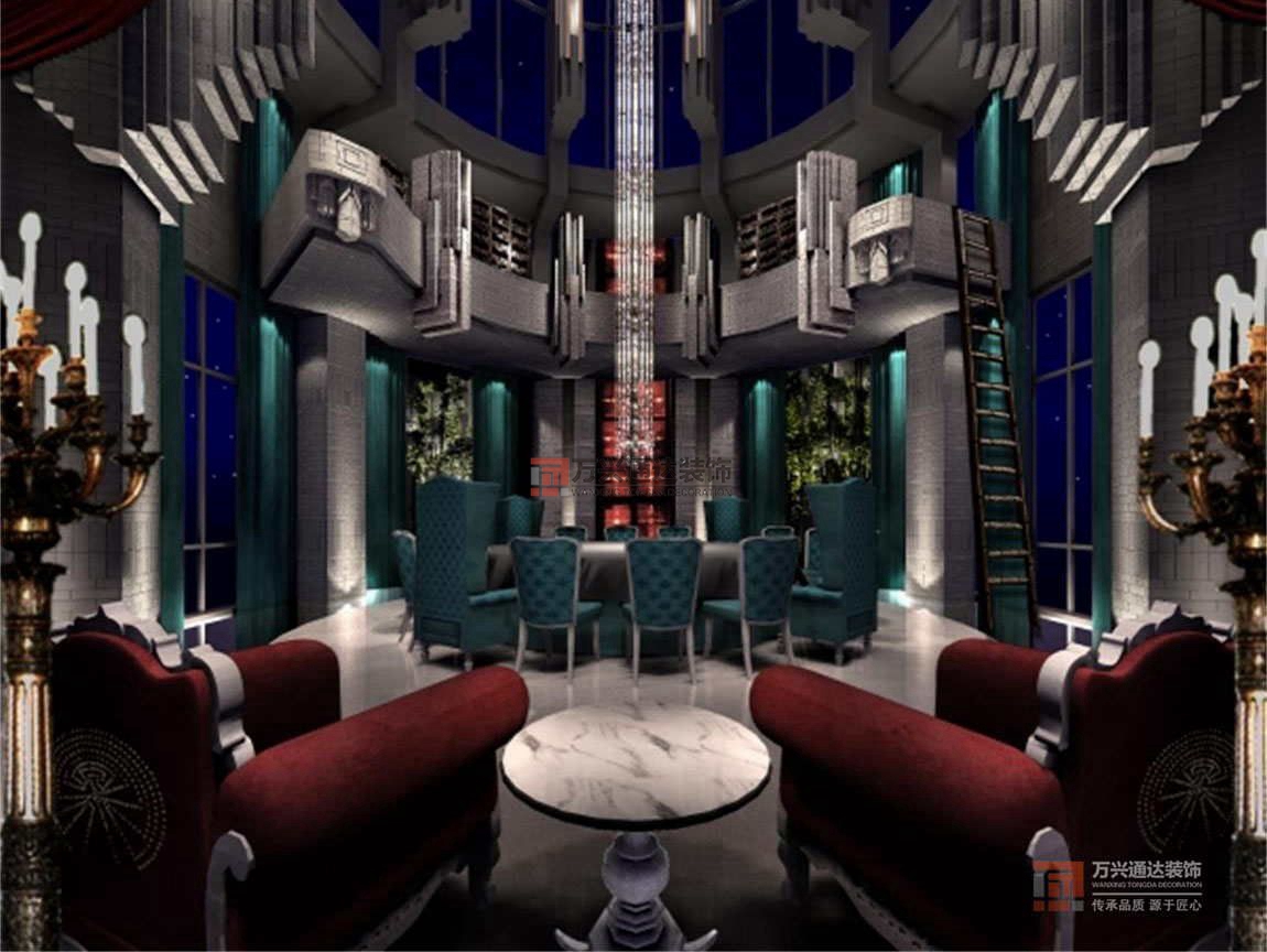 北京萬興通達(dá)辦公裝修項(xiàng)目-沸騰魚鄉(xiāng)世貿(mào)天街店裝修效果圖