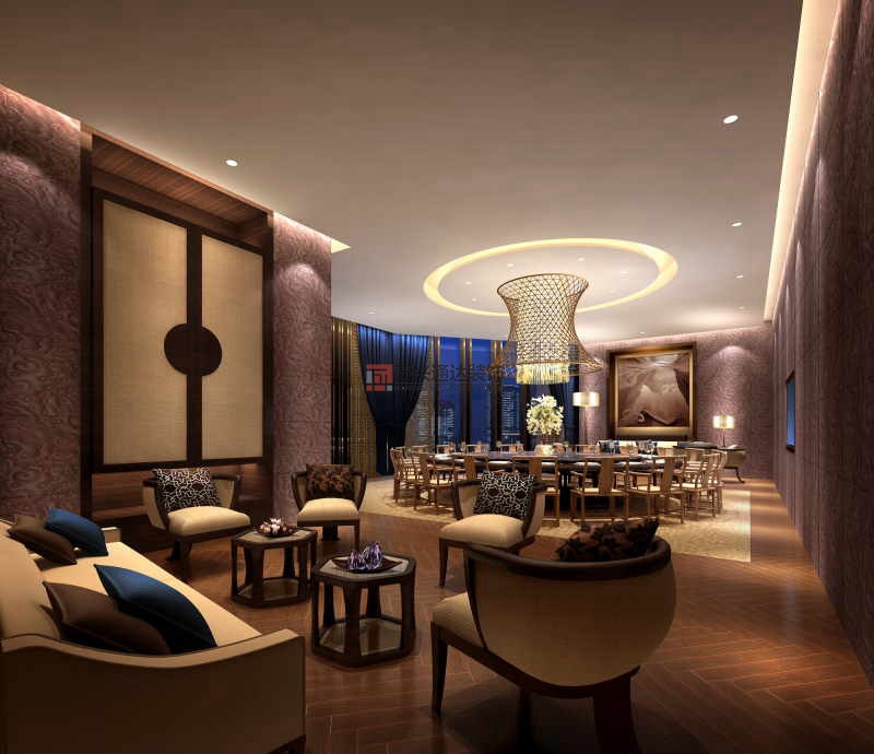 北京萬興通達(dá)辦公裝修項目-鉑爾曼酒店裝修案例效果圖