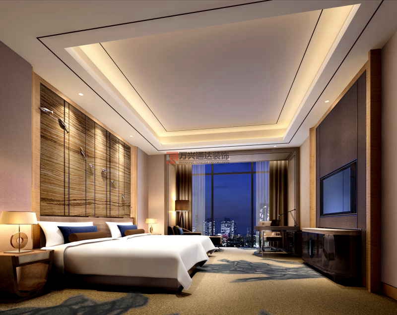 北京萬興通達(dá)辦公裝修項目-鉑爾曼酒店裝修案例效果圖