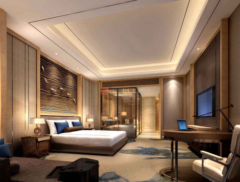 北京萬興通達(dá)辦公裝修項目-鉑爾曼酒店裝修案例效果圖