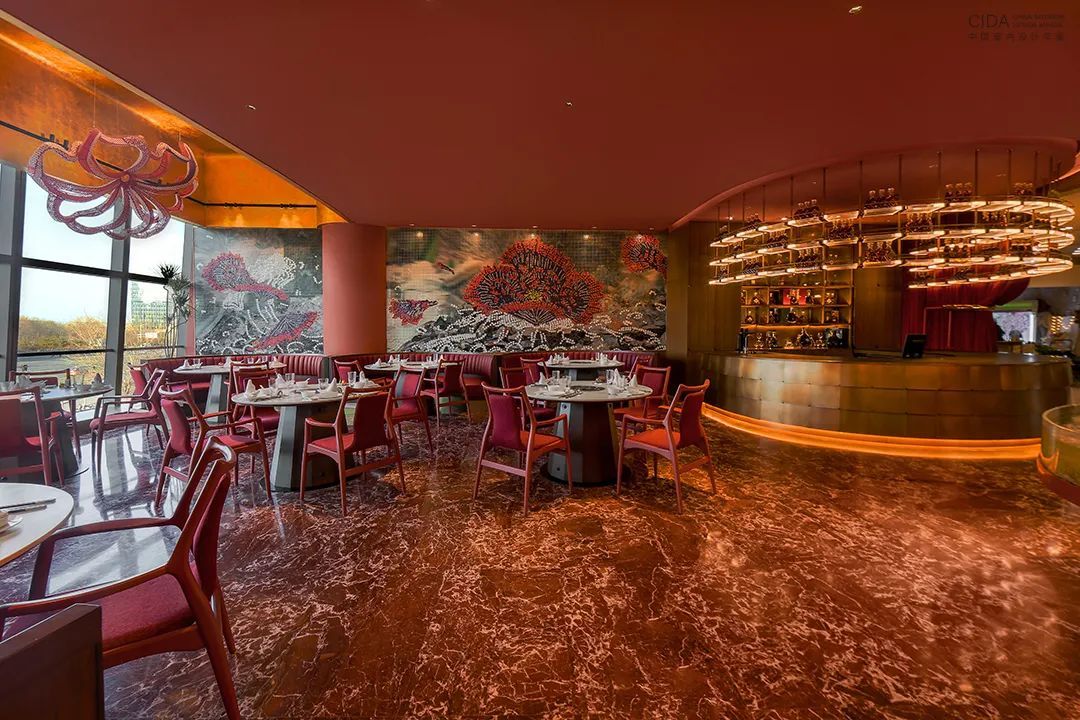 北京萬興通達(dá)辦公裝修項目-粵界海鮮火鍋店裝修效果圖裝修效果圖