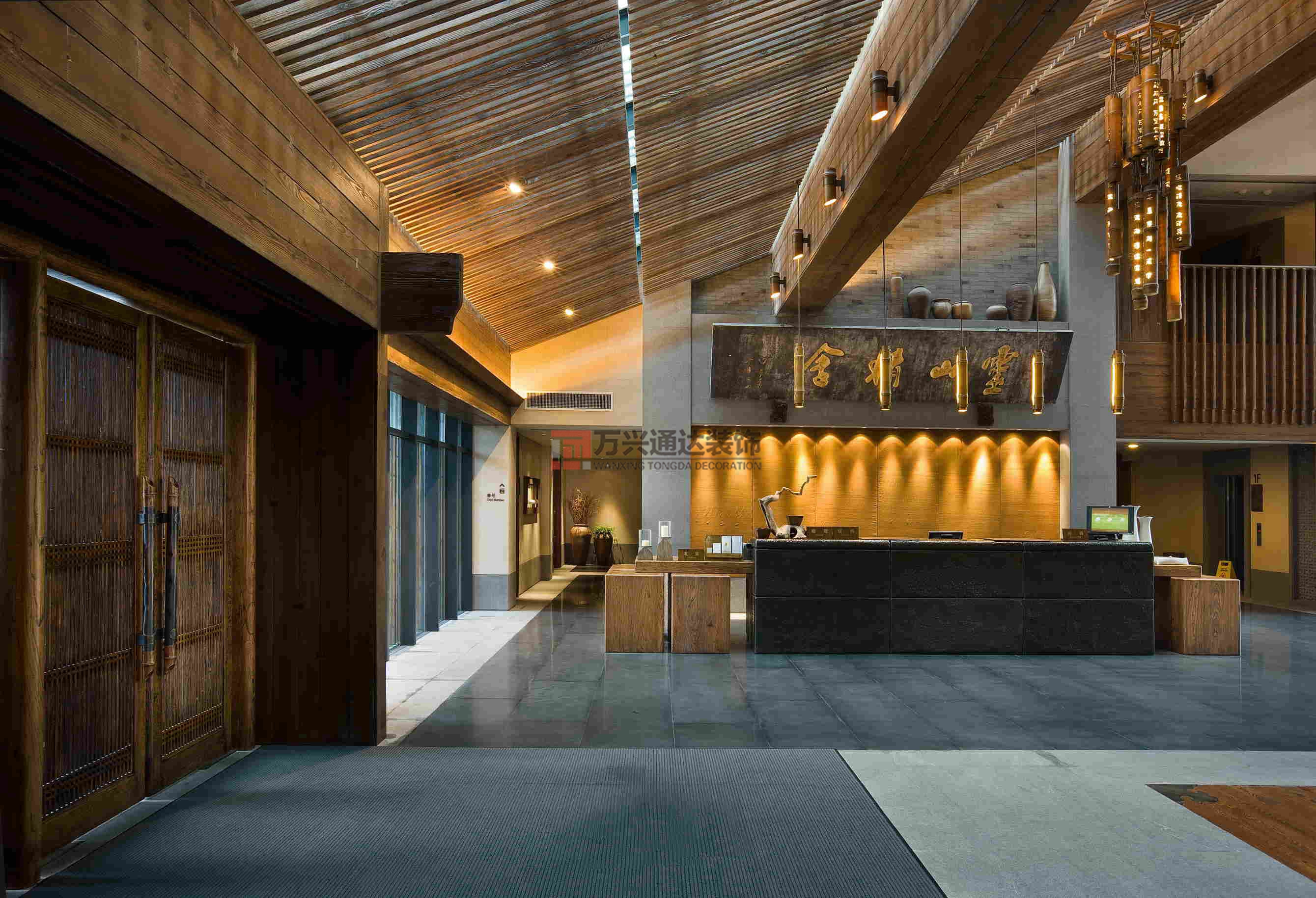 北京萬興通達(dá)辦公裝修項目-無錫靈山精舍酒店裝修案例效果圖