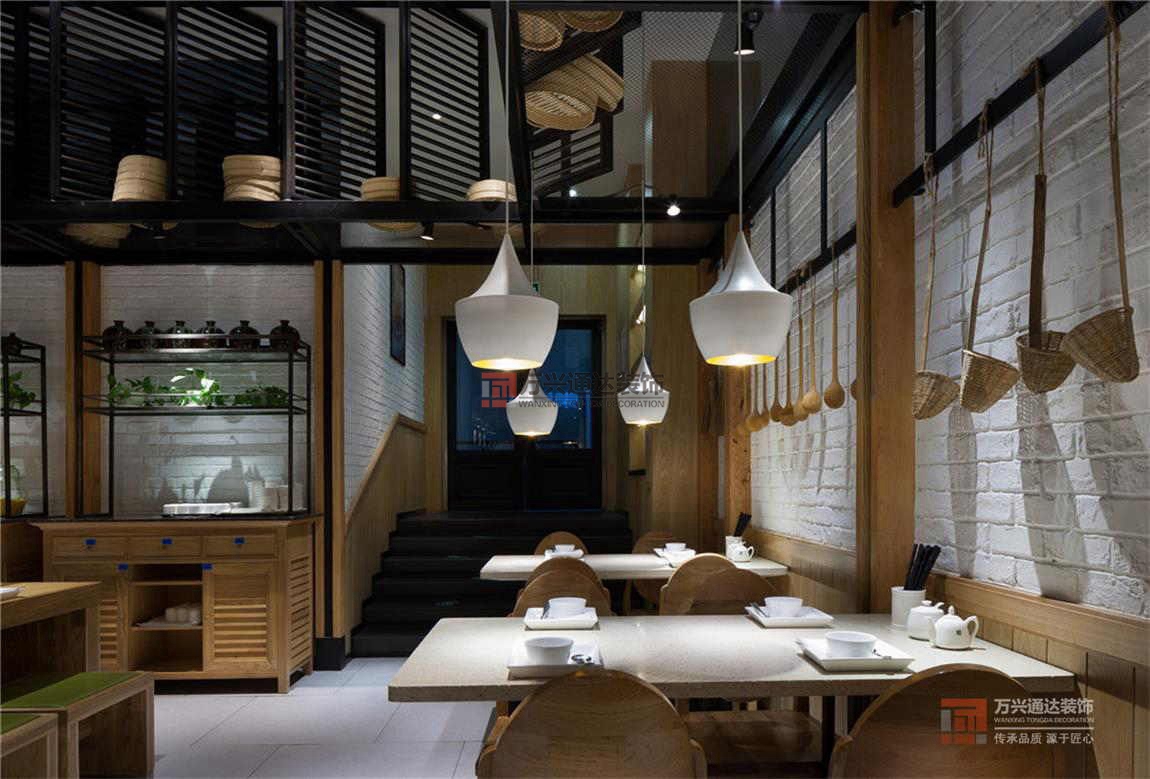 北京萬興通達(dá)辦公裝修項(xiàng)目-東園小館快餐廳裝修效果圖