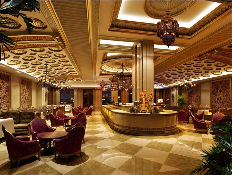 北京萬(wàn)興通達(dá)辦公裝修項(xiàng)目-家富國(guó)際大酒店裝修案例效果圖