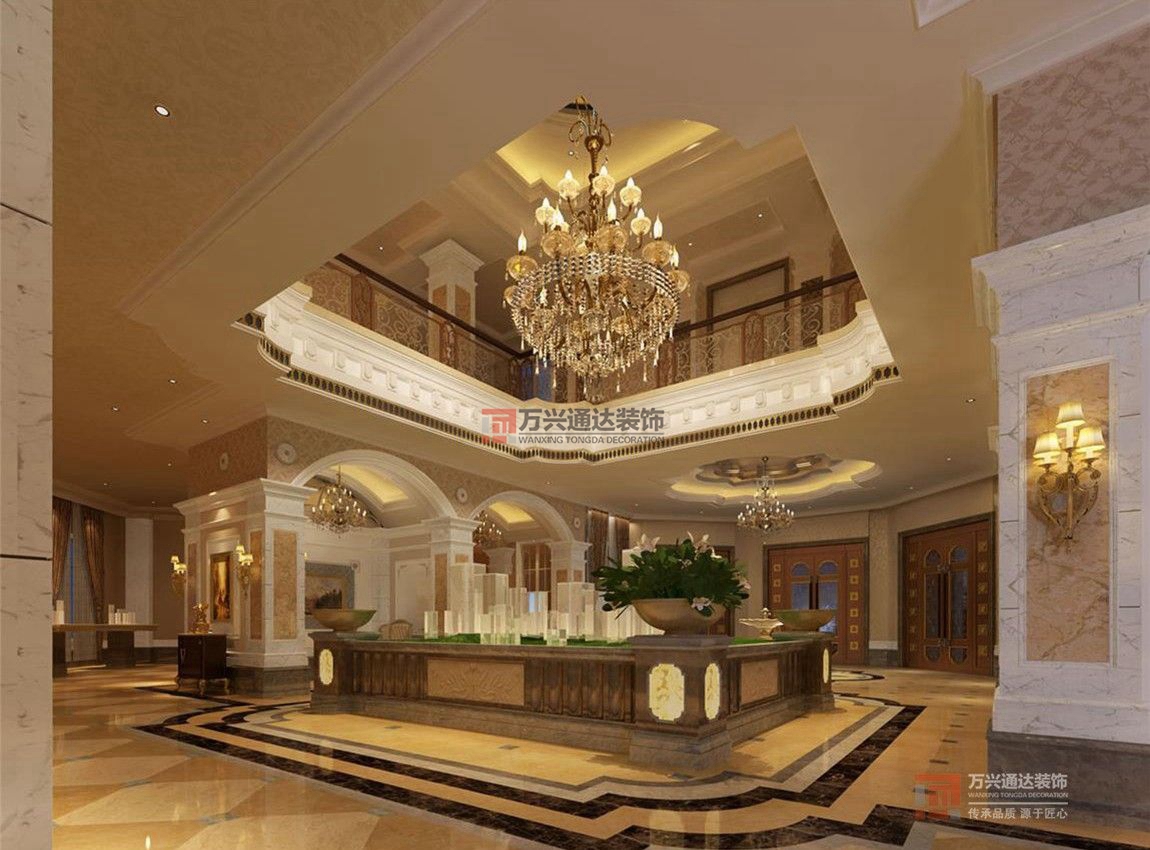 北京萬(wàn)興通達(dá)辦公裝修項(xiàng)目-香溪美地售樓中心裝修效果圖