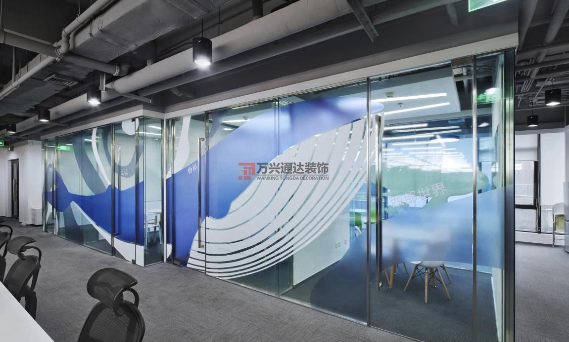 北京萬興通達辦公裝修項目-前海點金石科技裝修效果圖