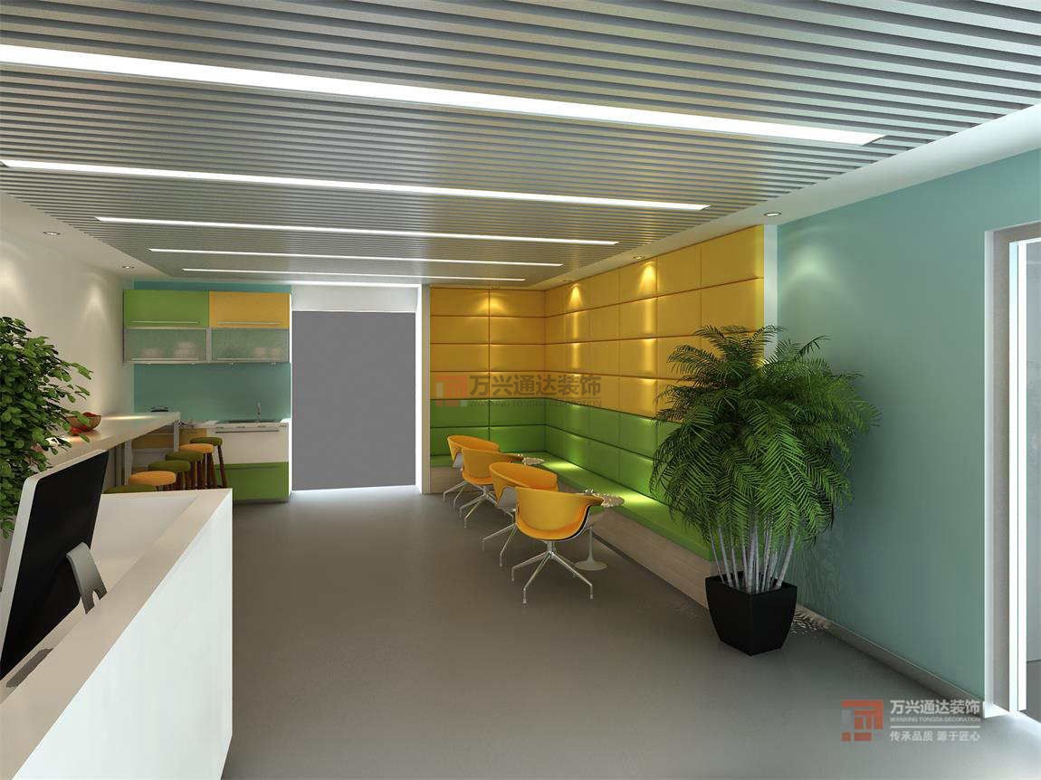 北京萬興通達(dá)辦公裝修項(xiàng)目-北京天禾軟件科技有限公司裝修效果圖