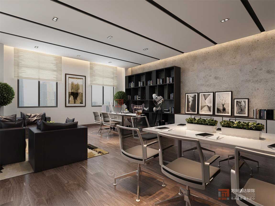 北京萬興通達(dá)辦公裝修項目-北京中外名人國際公關(guān)策劃有限公司裝修效果圖