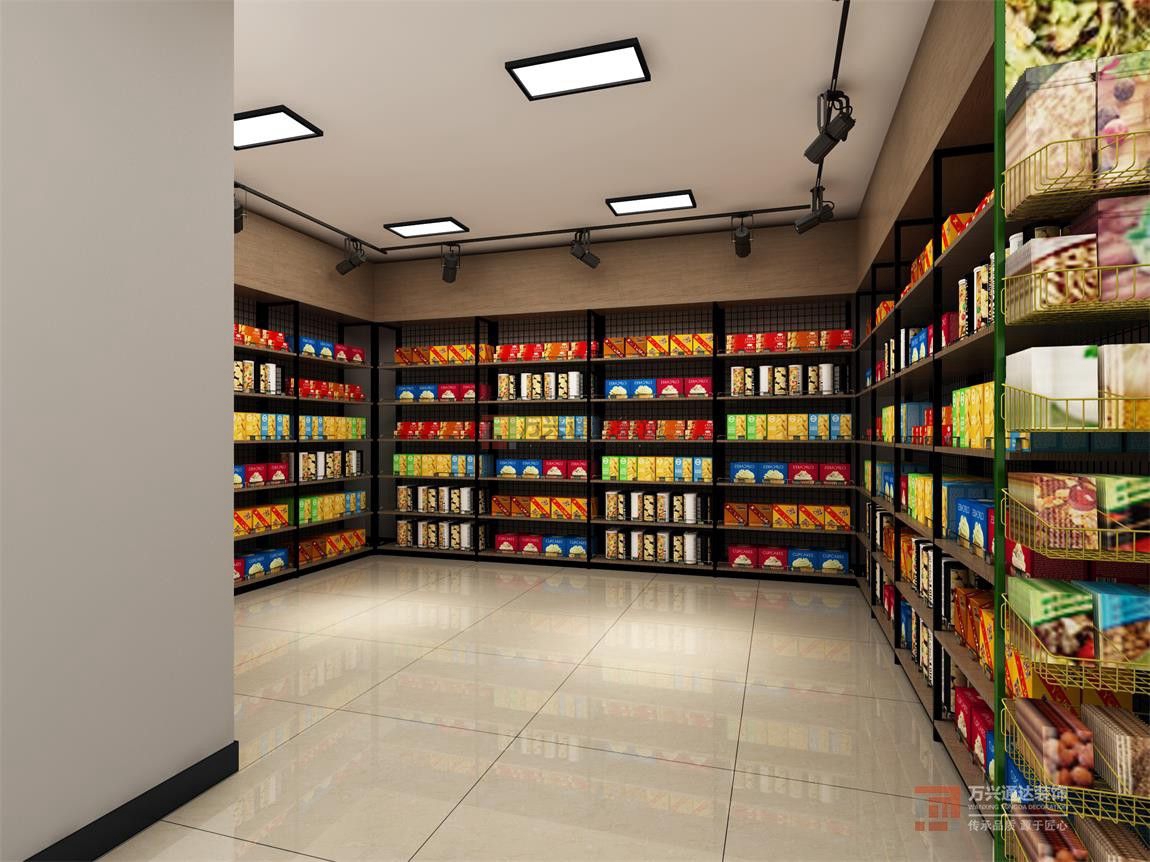 北京萬興通達(dá)辦公裝修項目-東單便利店裝修效果圖