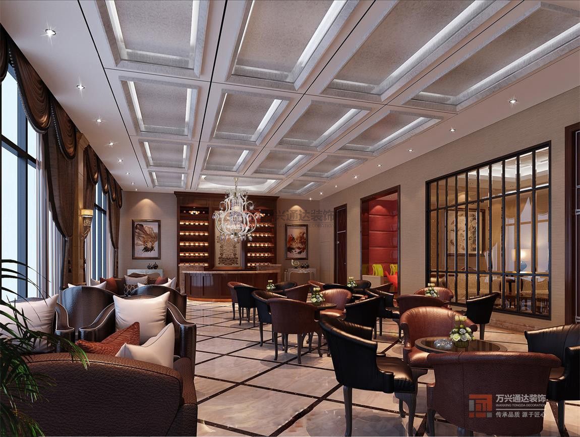 北京萬興通達辦公裝修項目-錦繡華城售樓中心裝修效果圖