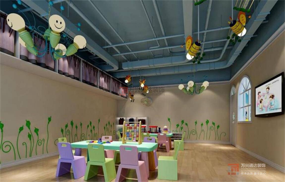 北京萬興通達(dá)辦公裝修項(xiàng)目-貝雅早教中心裝修效果圖