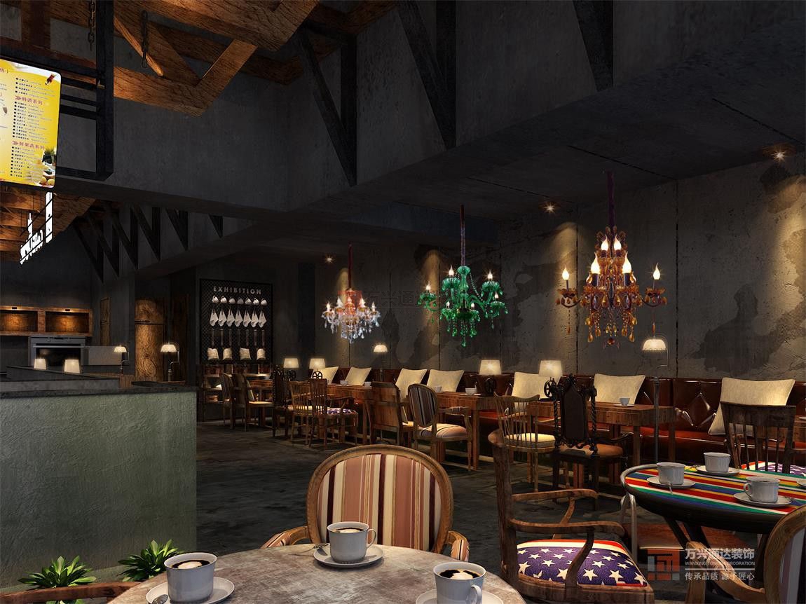 北京萬興通達(dá)辦公裝修項(xiàng)目-悠唐咖啡陪你裝修效果圖