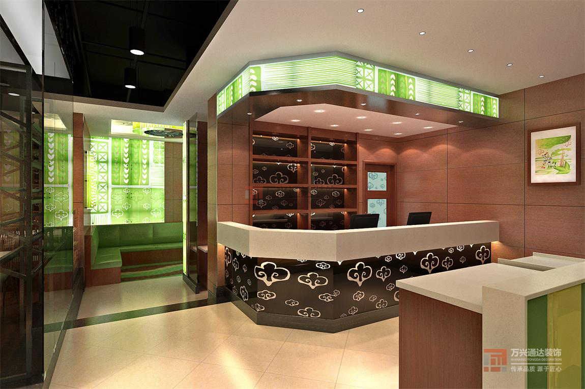 北京萬(wàn)興通達(dá)辦公裝修項(xiàng)目-小肥羊火鍋，白銀店裝修效果圖