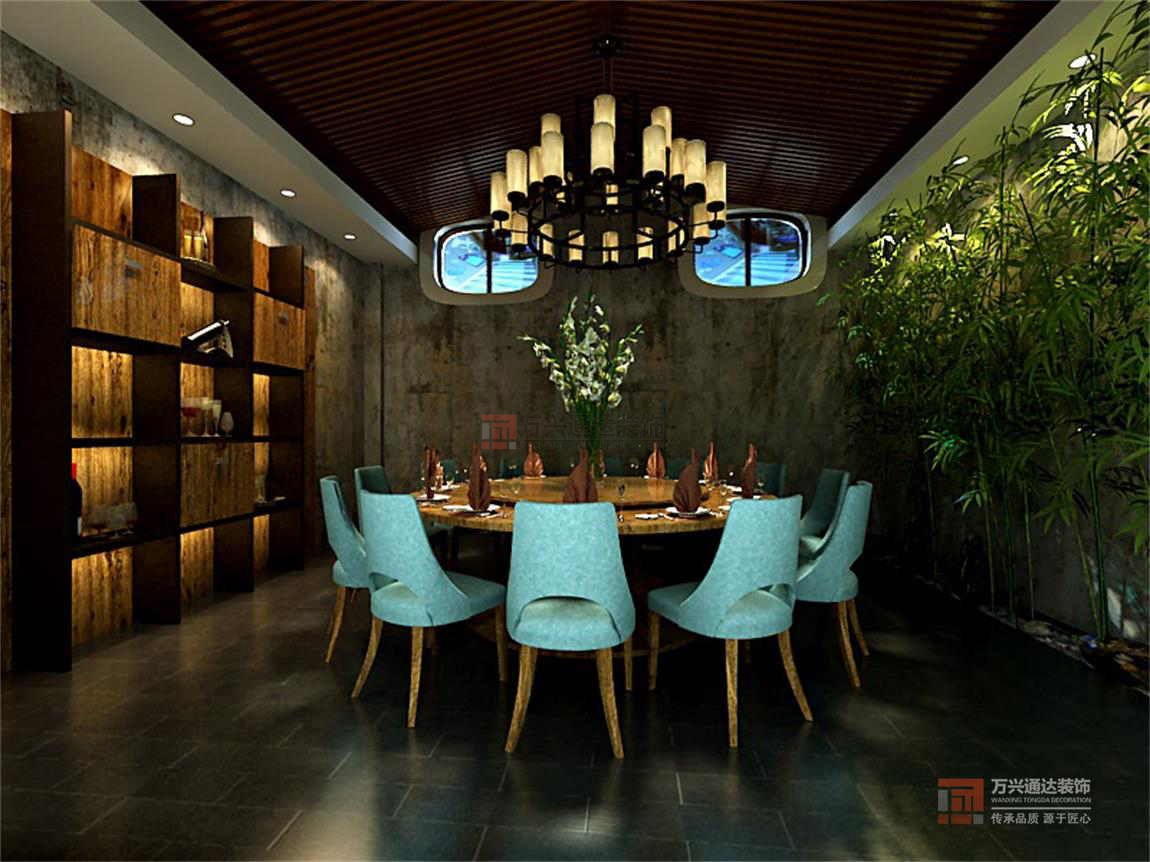 北京萬興通達(dá)辦公裝修項(xiàng)目-牛肉丸中餐廳裝修效果圖