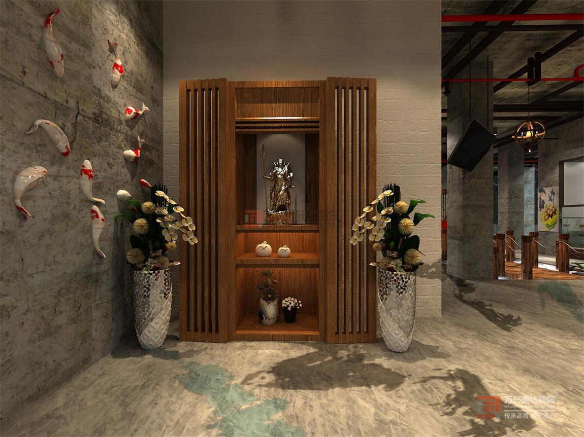 北京萬興通達(dá)辦公裝修項(xiàng)目-牛肉丸中餐廳裝修效果圖