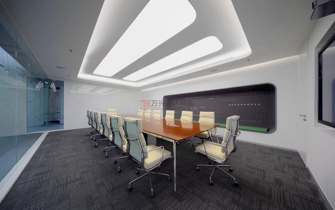 北京萬(wàn)興通達(dá)辦公裝修項(xiàng)目-隆訊科技公司裝修效果圖
