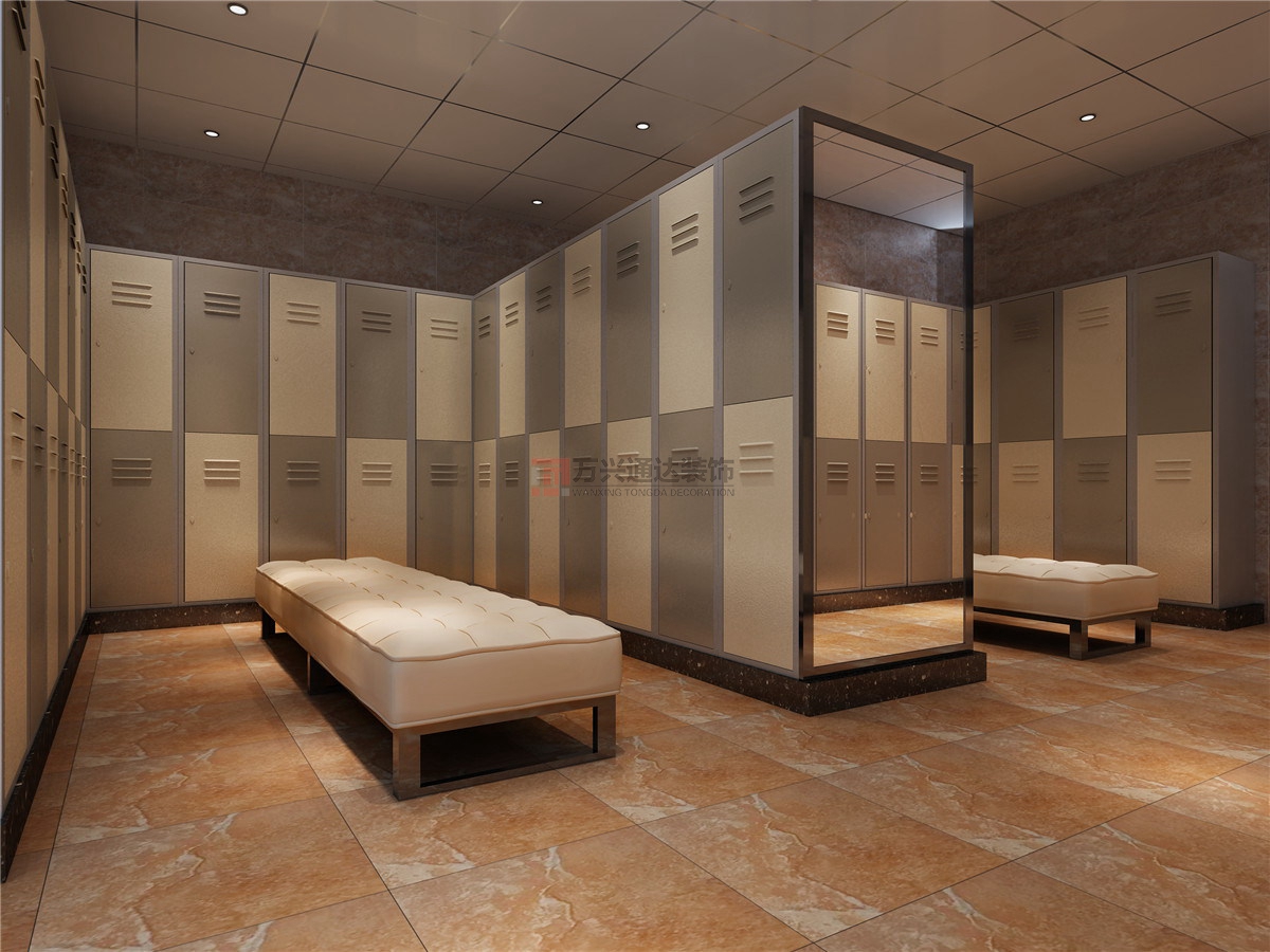 北京萬興通達(dá)辦公裝修項目-高迪健身裝修效果圖