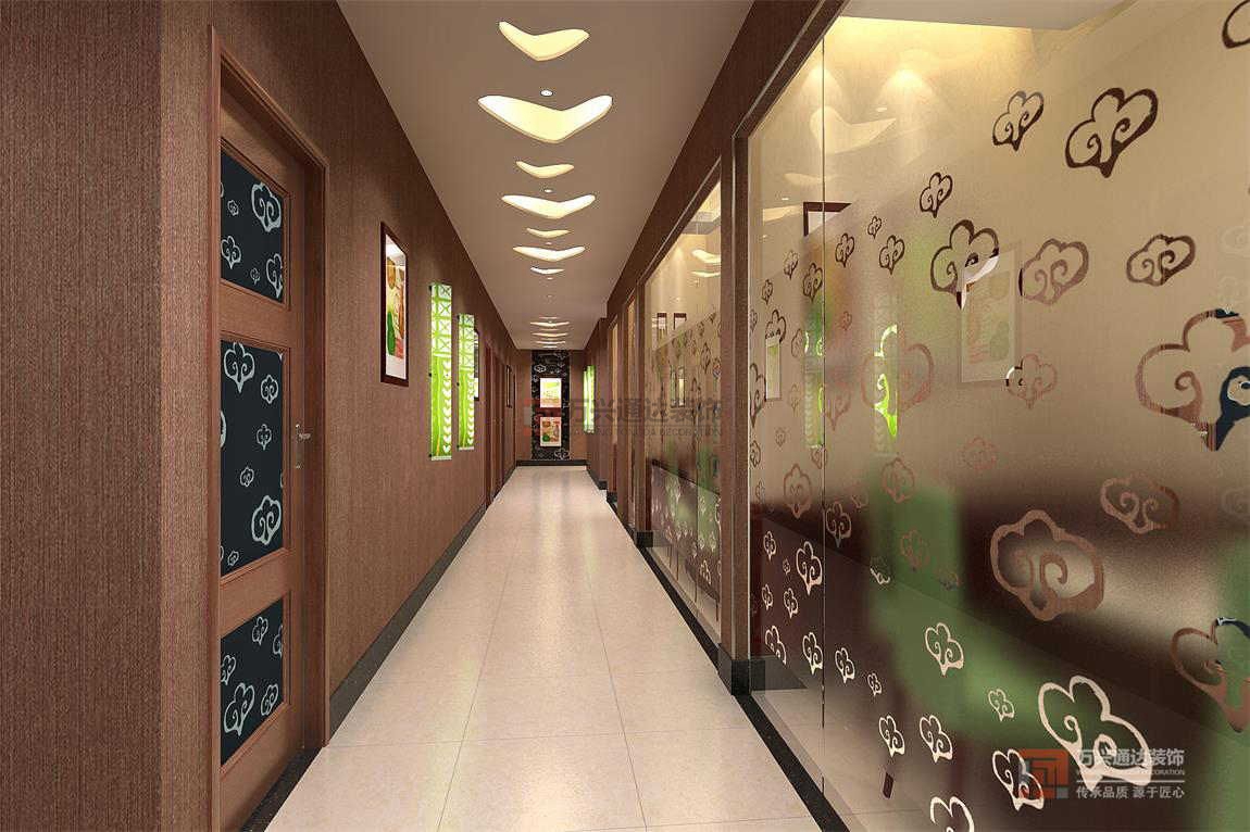 北京萬(wàn)興通達(dá)辦公裝修項(xiàng)目-小肥羊火鍋，白銀店裝修效果圖