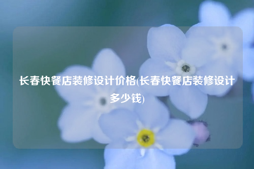 長春快餐店裝修設計價格(長春快餐店裝修設計多少錢)
