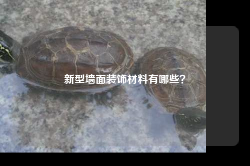 新型墻面裝飾材料有哪些?