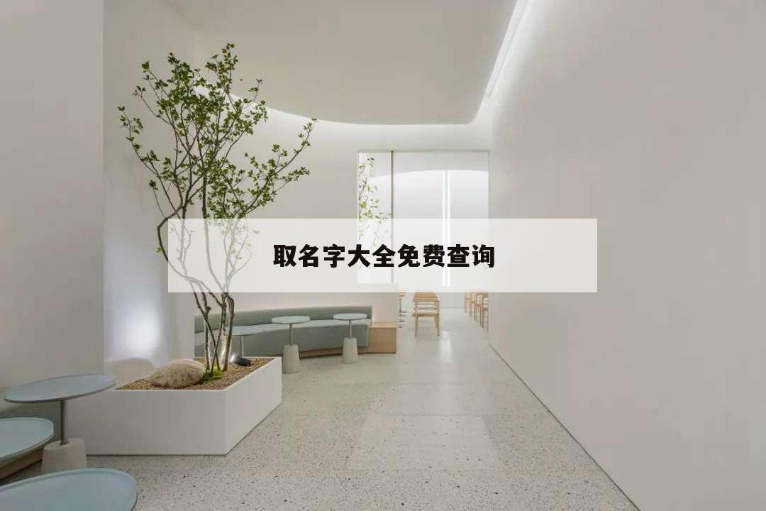 取名字大全免費查詢,取名字大全免費查詢2021