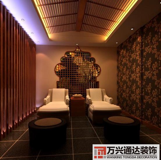 足浴裝修足浴店裝修設(shè)計(jì)圖_萬(wàn)興辦公室裝修公司
