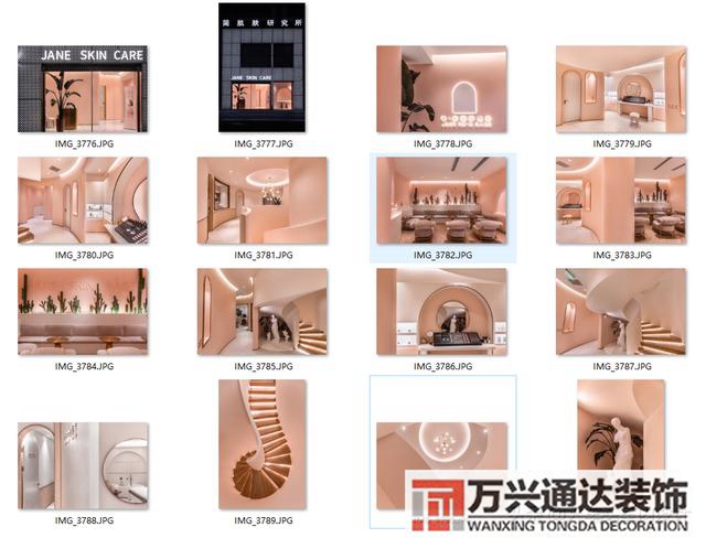 美容院設(shè)計(jì)美容院設(shè)計(jì)案例_萬(wàn)興辦公室裝修公司