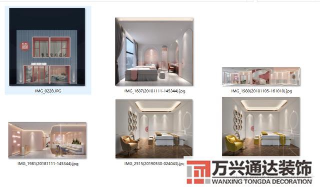 美容院設(shè)計(jì)美容院設(shè)計(jì)案例_萬(wàn)興辦公室裝修公司