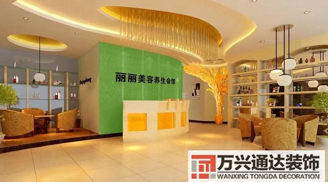 美容院裝飾美容院裝飾畫(huà)_萬(wàn)興辦公室裝修公司