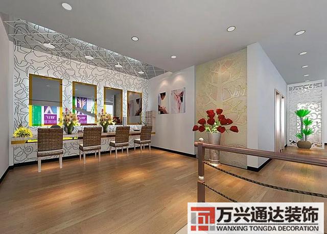 美容院裝飾美容院裝飾畫(huà)_萬(wàn)興辦公室裝修公司