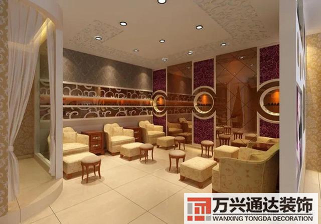 美容院裝飾美容院裝飾畫(huà)_萬(wàn)興辦公室裝修公司
