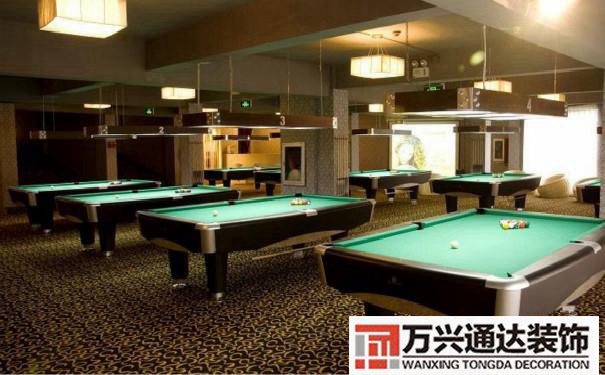 臺(tái)球室裝修圖片面積臺(tái)球室 面積