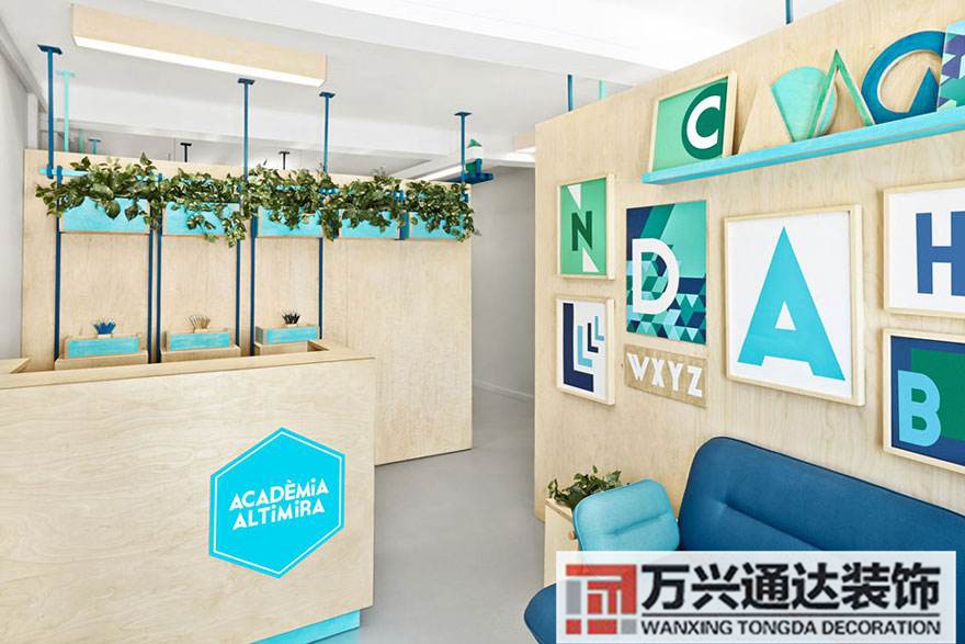 英語培訓機構(gòu)裝修圖少兒英語機構(gòu)裝修圖片