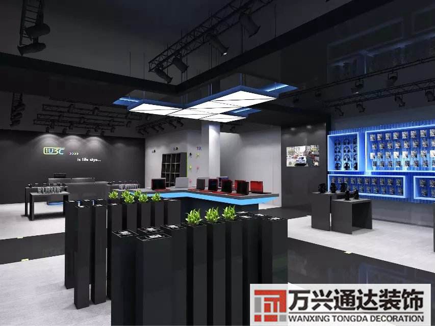 二手?jǐn)?shù)碼店裝修效果數(shù)碼配件店裝修效果圖
