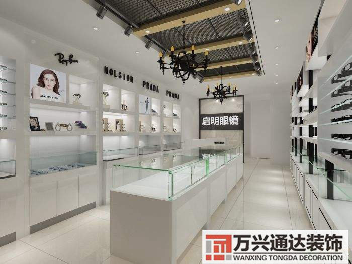 眼鏡店裝修實景圖眼鏡店內部裝修圖片